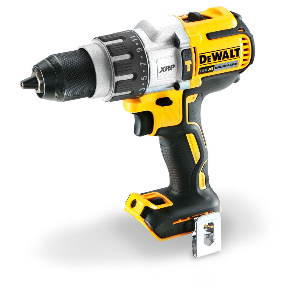 Set burghiu cu impact DEWALT de 18V, fără perii, 2 x 5.0 Ah, 13 mm, DCD996P2-XE