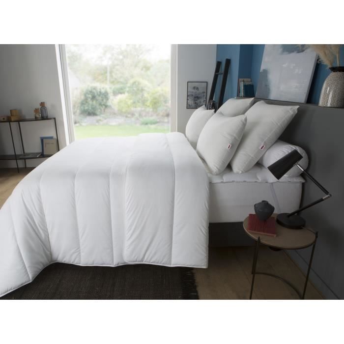 Edredón Vancouver para todas las estaciones - 240 x 260 cm - Blanco - DODO
