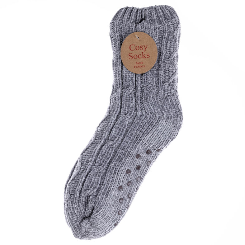 Calcetines grises para mujer