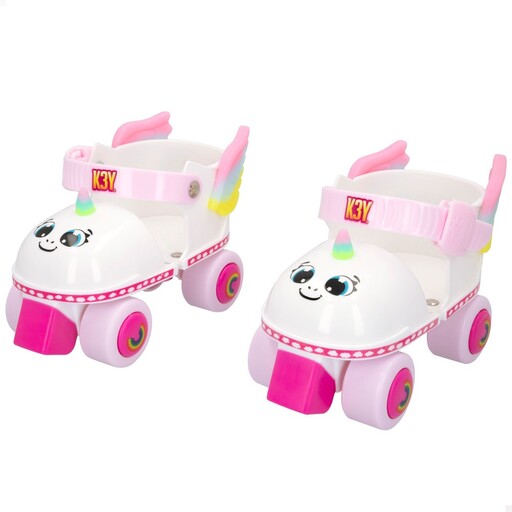 Kit de patins à roulettes licorne K3yriders avec 4 roues