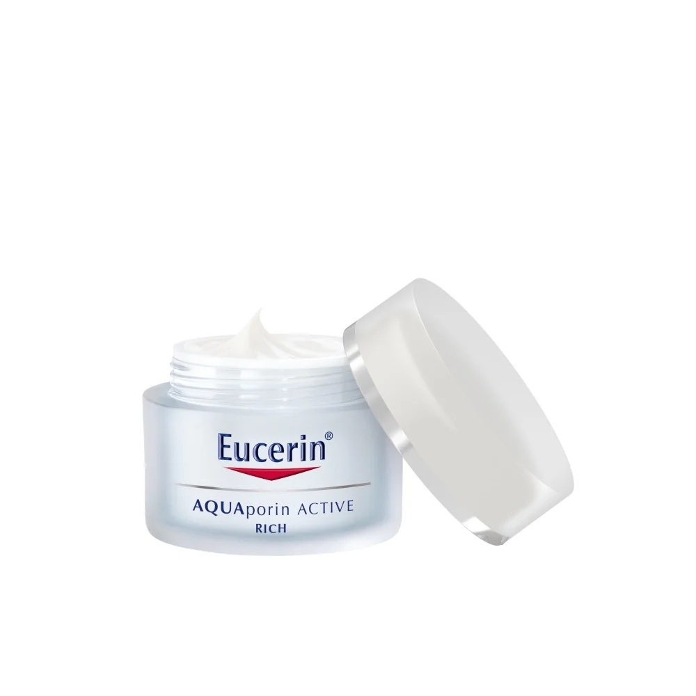 EUCERIN Eucerin Aquaporin Active verfrissende gezichtscrème voor de normale huid 50 ml hydraterende werking