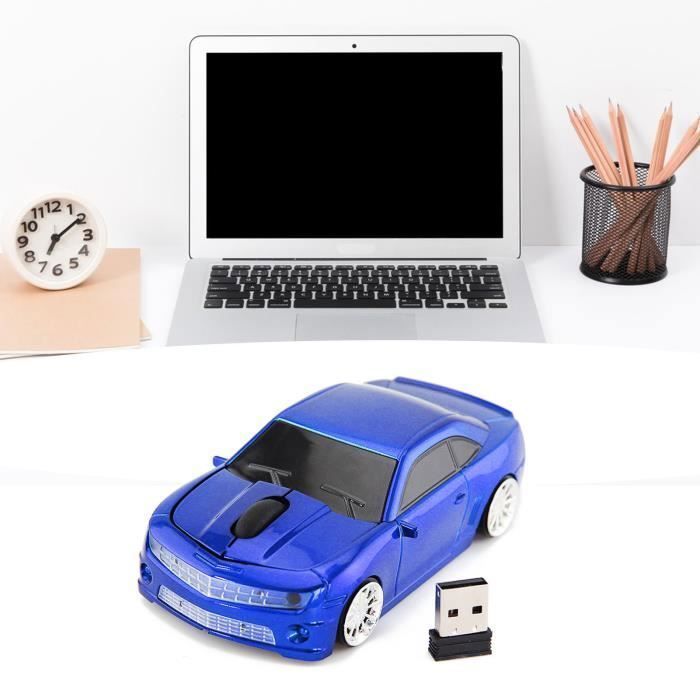 Souris d'ordinateur sans fil - OMABETA - Voiture de Sport - 2,4 GHz - Capteur haute précision - Plug and Play