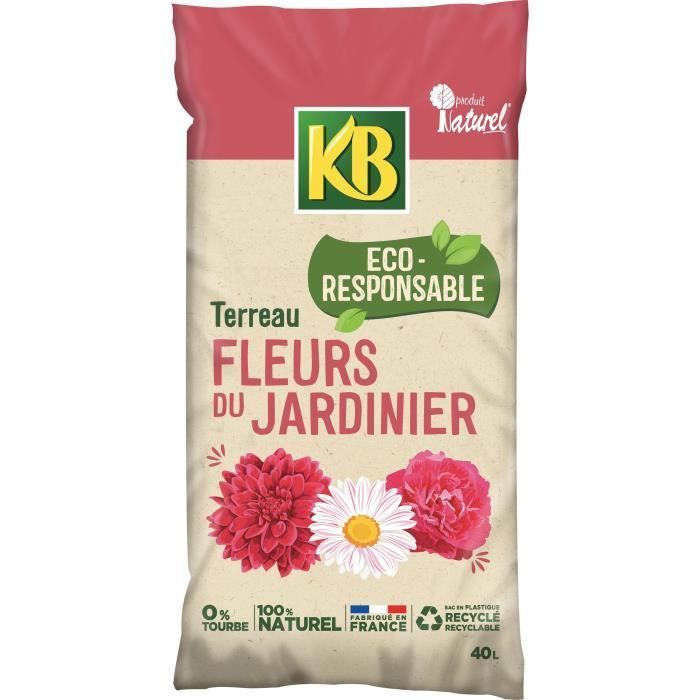 KB - Terra para Vasos de Flores para Jardineiros UAB 40L