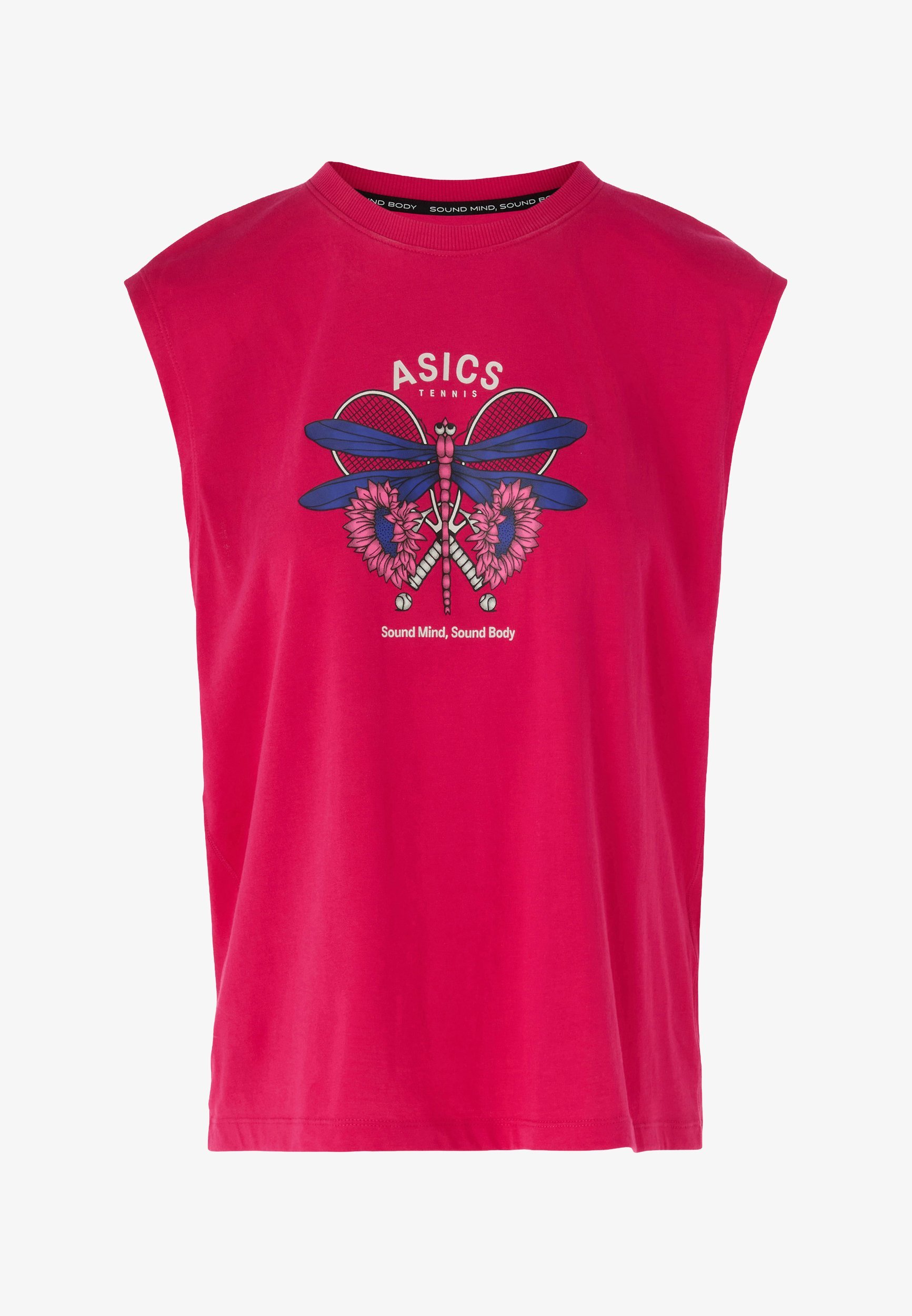 ASICS GAME SEASONAL GRAPHIC - Top - jasnoróżowy