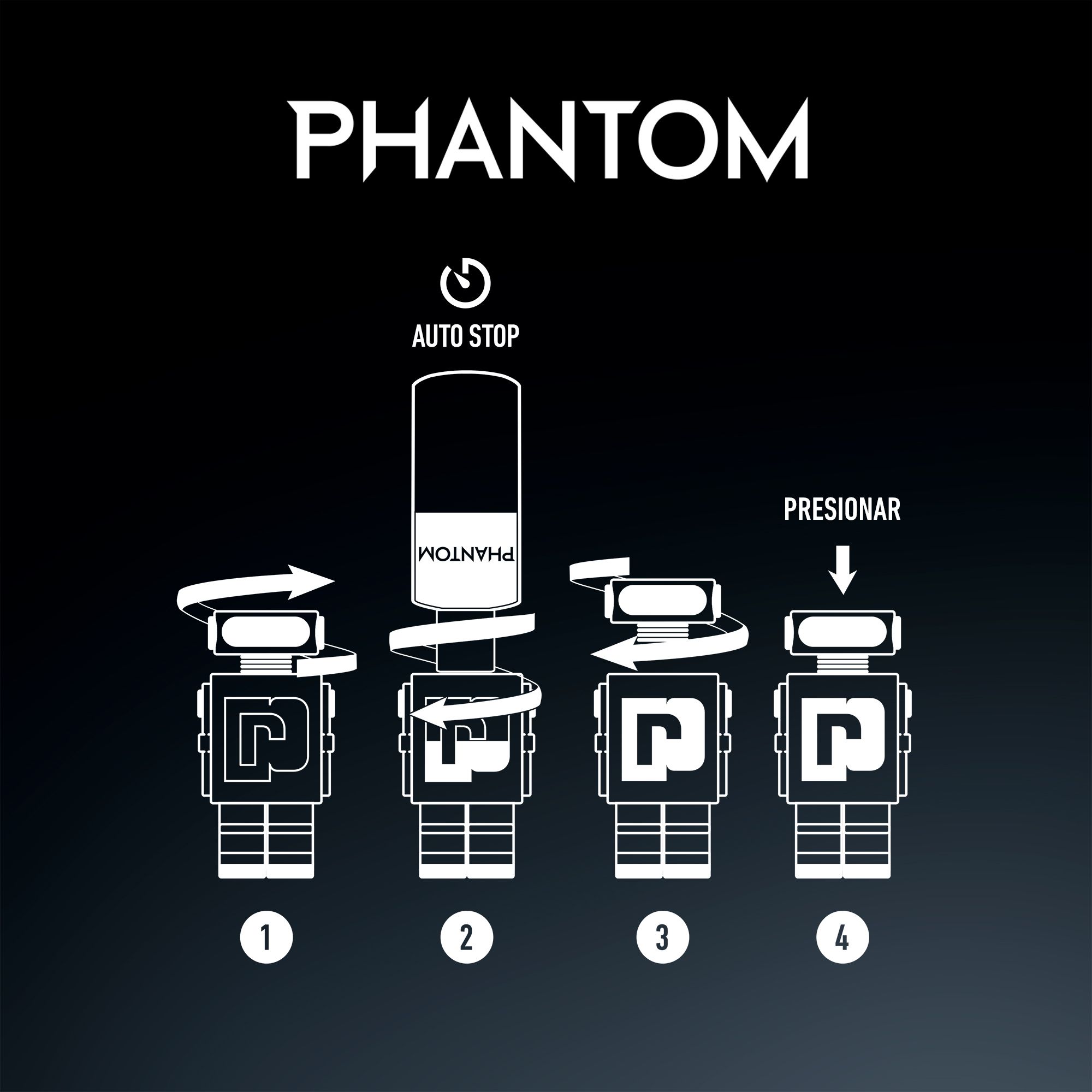 Phantom Eau de Toilette Odekolonas vyrams