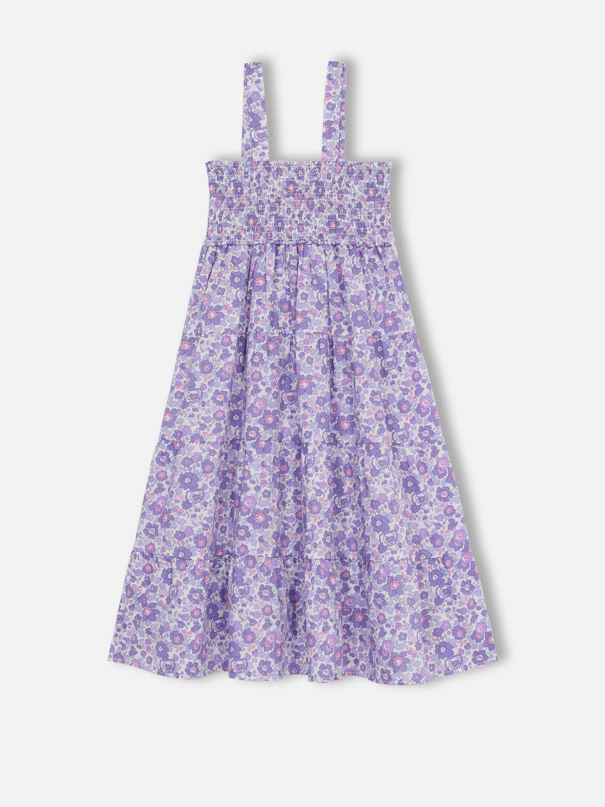 Abito da bambina in cotone Jemine Jr con stampa Betsy | REALIZZATO CON
