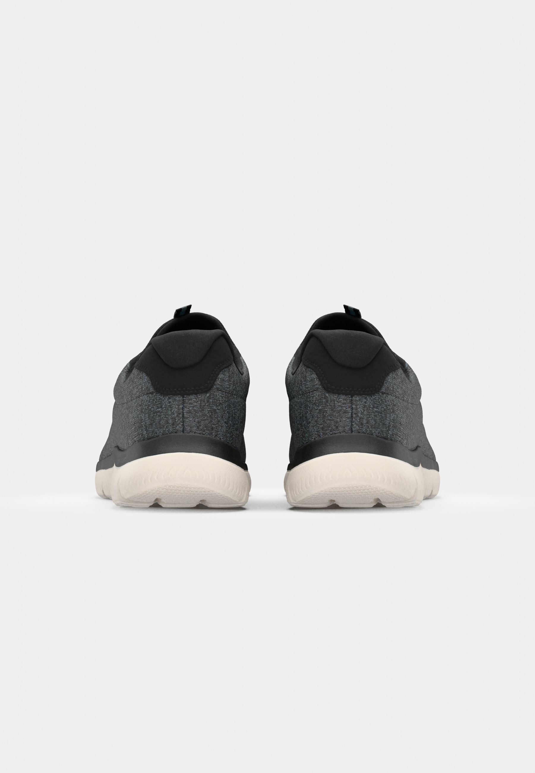 Skechers Wide Fit SUMMITS - Scarpe da ginnastica - nero/bianco