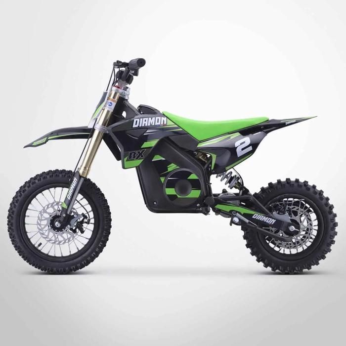 Moto Enfant Électrique 1000W / Moto Cross Enfant ORION 1000W / Édition 2025 / Vert