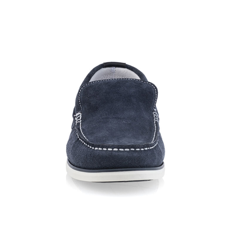 Mocasines/zapatos náuticos azules para hombre