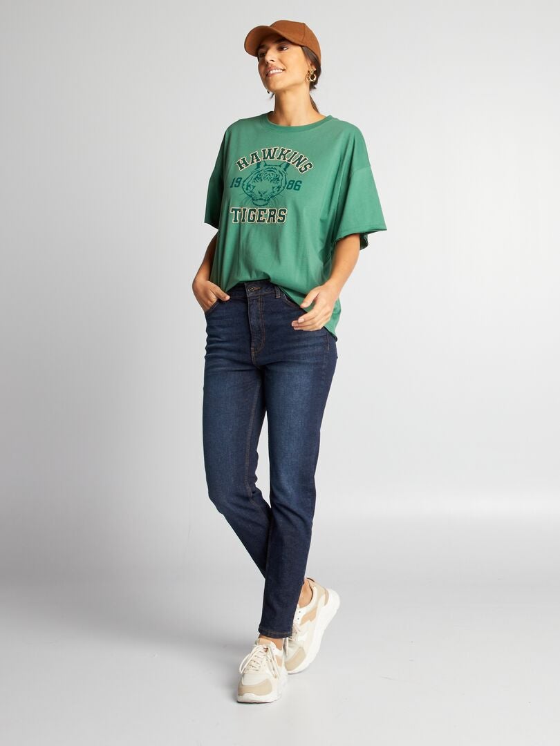 'Stranger Things' jersey t-shirt - groen