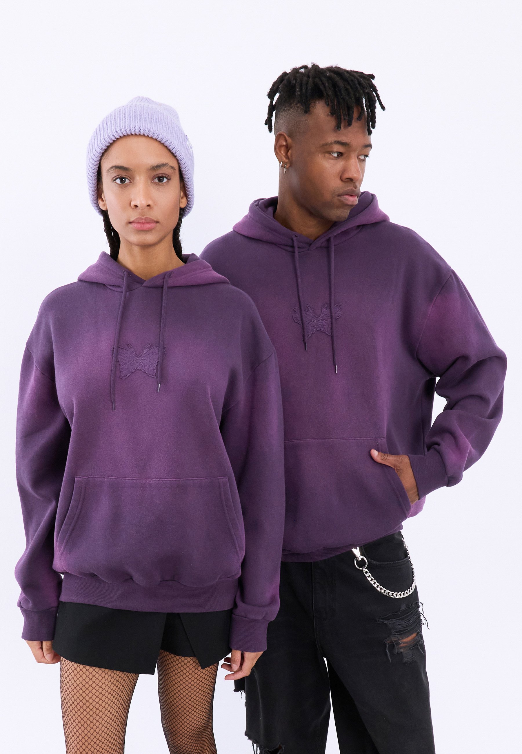YOURTURN UNISSEX - Moletom - roxo escuro