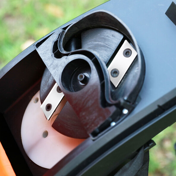 Triturador de facas elétrico ERU40, 2400 W