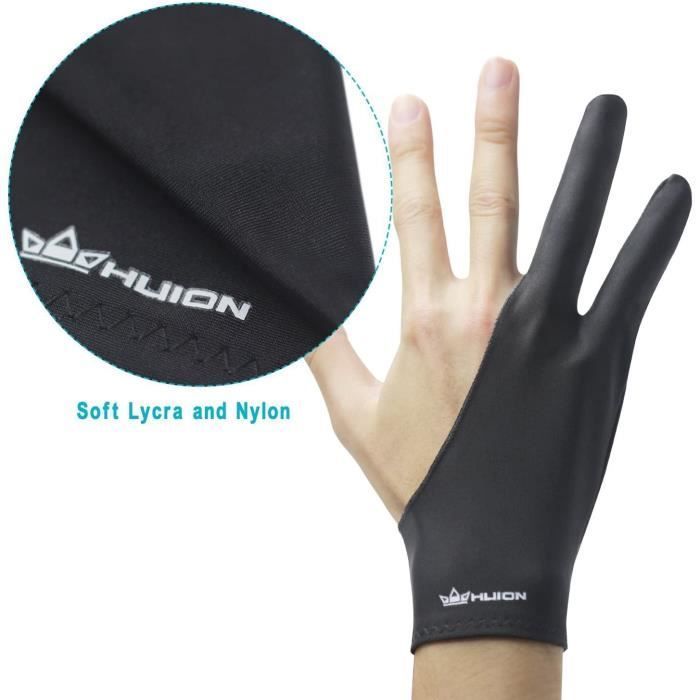 Huion Künstlerhandschuh für Grafiktablett (Einheitsgröße, geeignet für Rechts- und Linkshänder) - Cura CR-0[62]