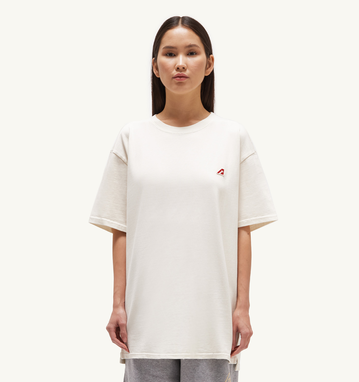 TRICOU AVORIO CU CROIALĂ RELAXATĂ