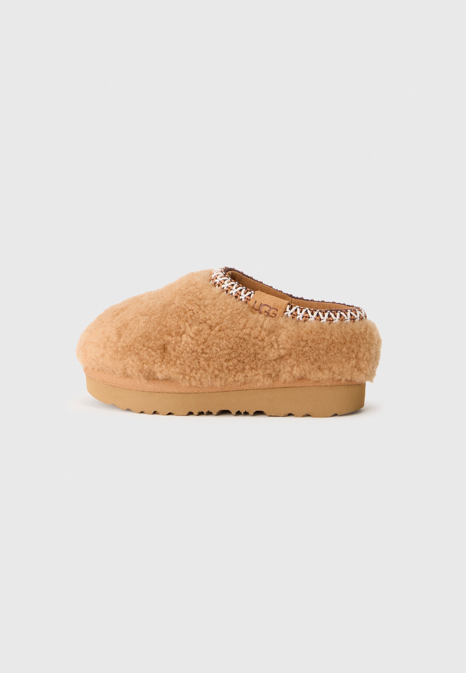 UGG TASMAN MAXI CURLY - Slippers - kastanjebruin