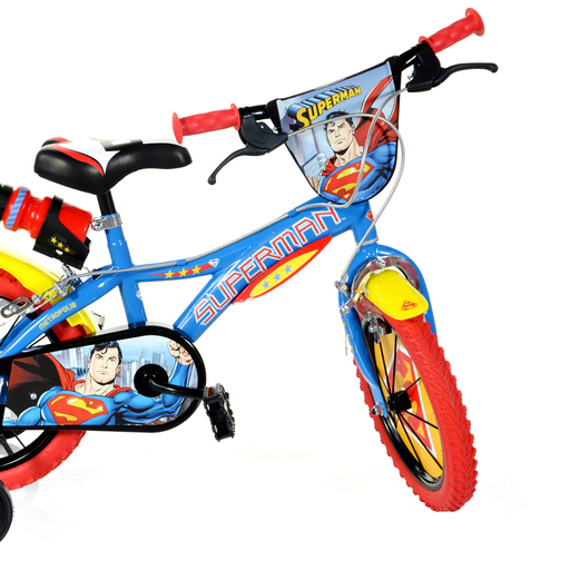 Bicicleta Infantil Superman 14 Pulgadas 4-6 Años