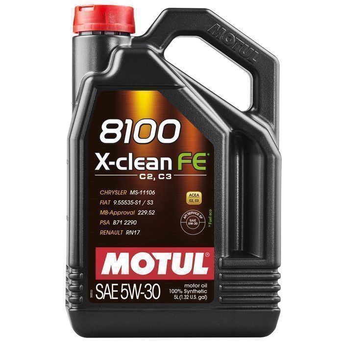 MOTUL 8100 X-CLEAN FE 5W30 5L oil (can)