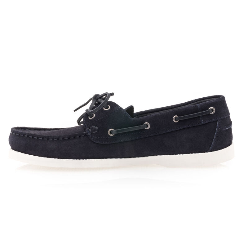 Mocasines/zapatos náuticos azules para hombre
