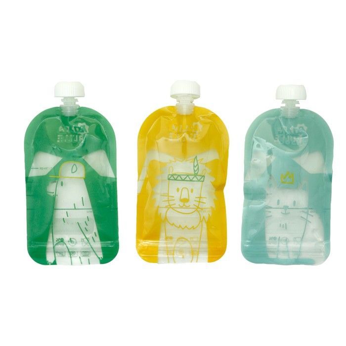 Confezione da 15 bottiglie d'acqua riutilizzabili da 150 ml Badabulle