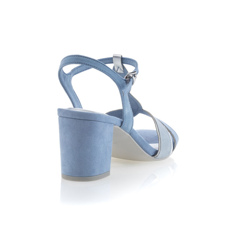 Blauwe sandalen/open teenschoenen voor dames