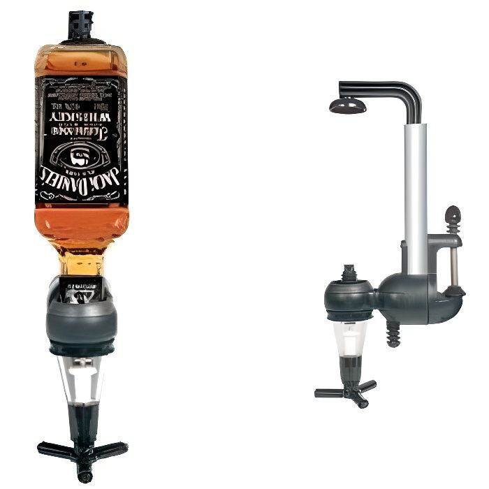 Soporte para botellas con dispensador