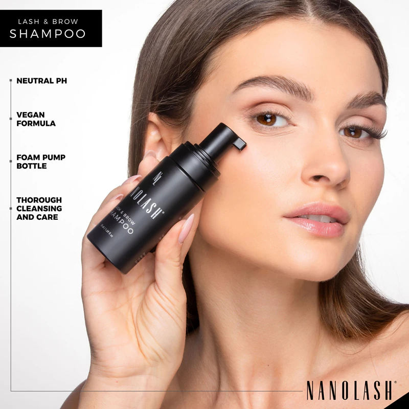Nanolash reinigende shampoo voor wenkbrauwen en wimpers