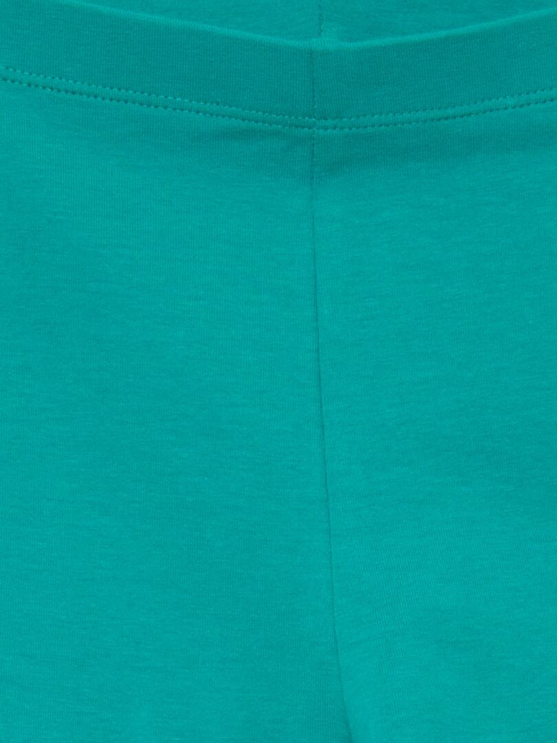 Lange, elastische legging - groen