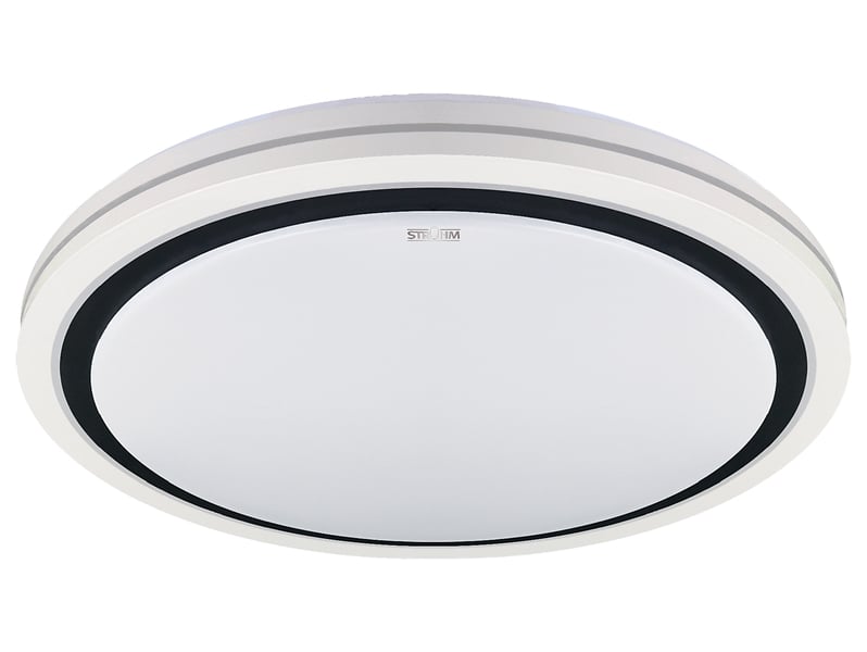 Plafon Laguna LED z tworzywa sztucznego czarno-biały