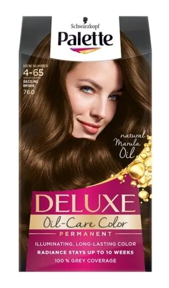 Palette Deluxe Farba do włosów 760 Olśniewający Brąz