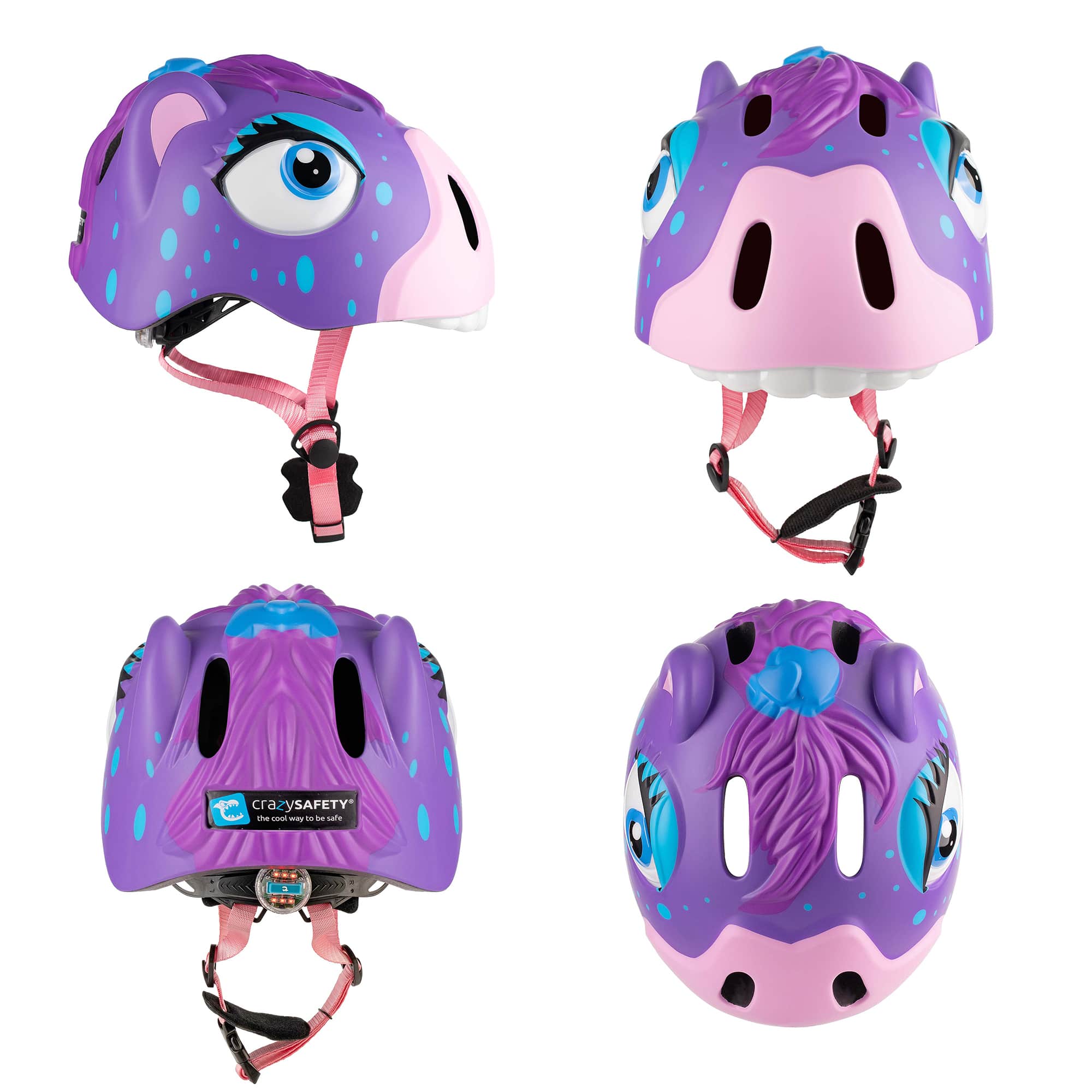  Crazy Safety Poni Fahrradhelm