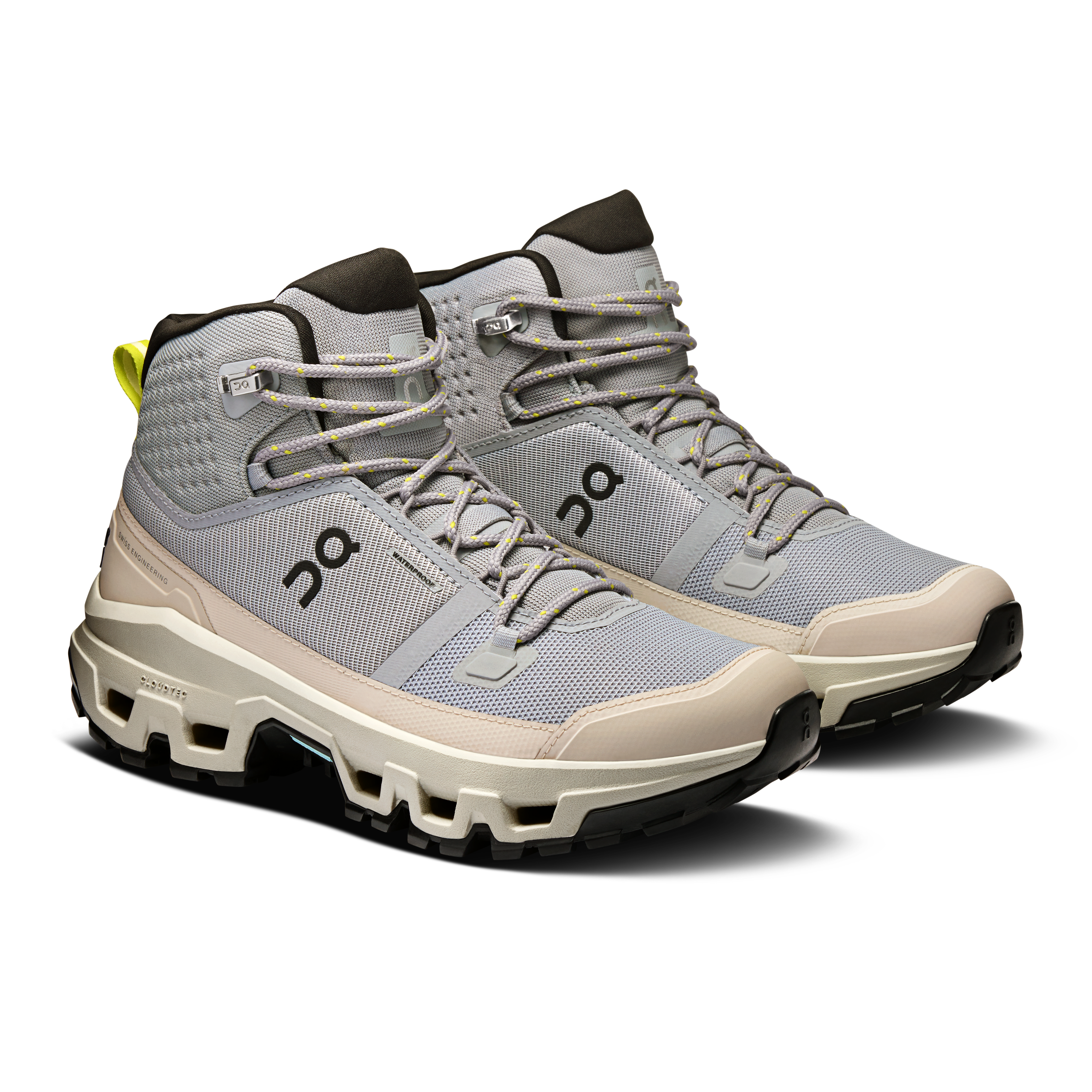 On Zapatillas Cloudrock Mid WP Alloy para mujer | Ice