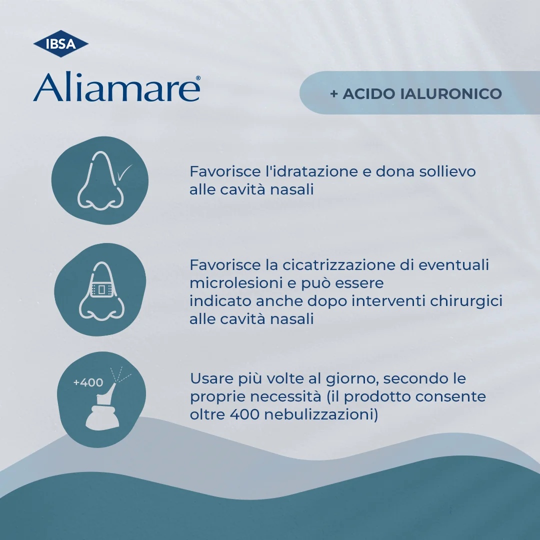 IBSA Aliamare Isotone Zeewaterspray Neushygiëne 100 ml