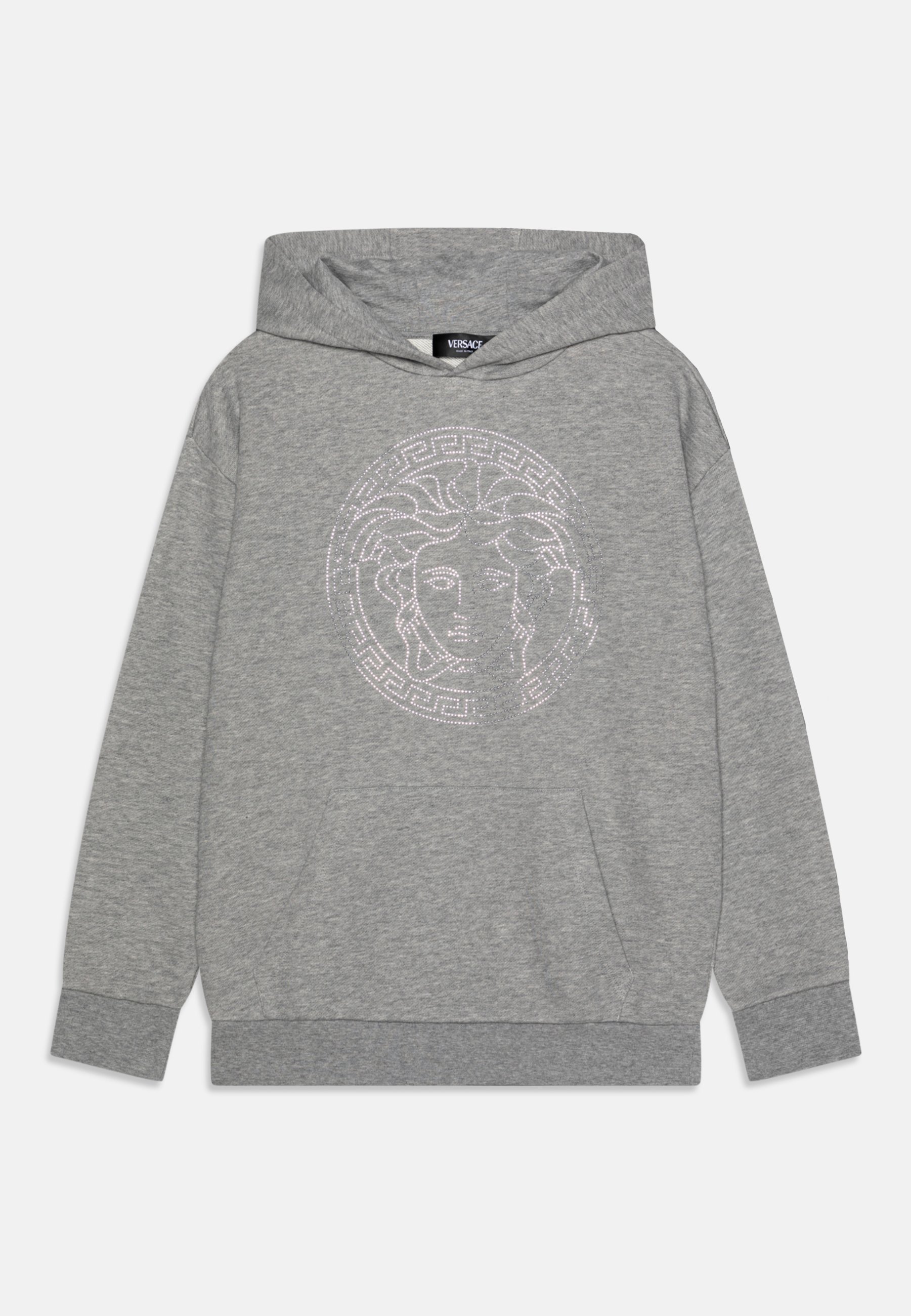 Versace MEDUSA GRECA UNISEX - Hoodie - grigio melange/silver