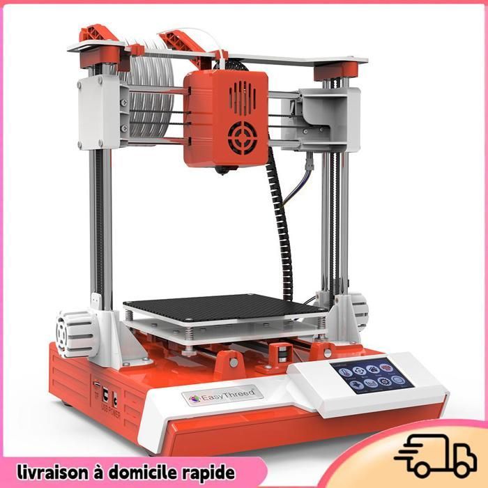 Dilwe EasyThreed K6 3D Printer, FDM 3D Printer, Desktop Printing Machine, 100 x 100 x 100 mm, Computer Printer, EU-compliant