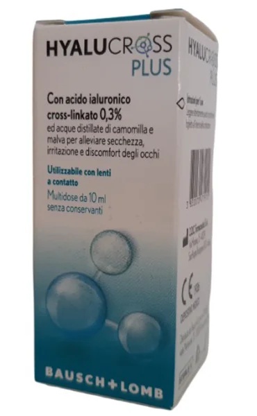BAUSCH & LOMB-IOM Hyalucross Plus 10 ml Mdu