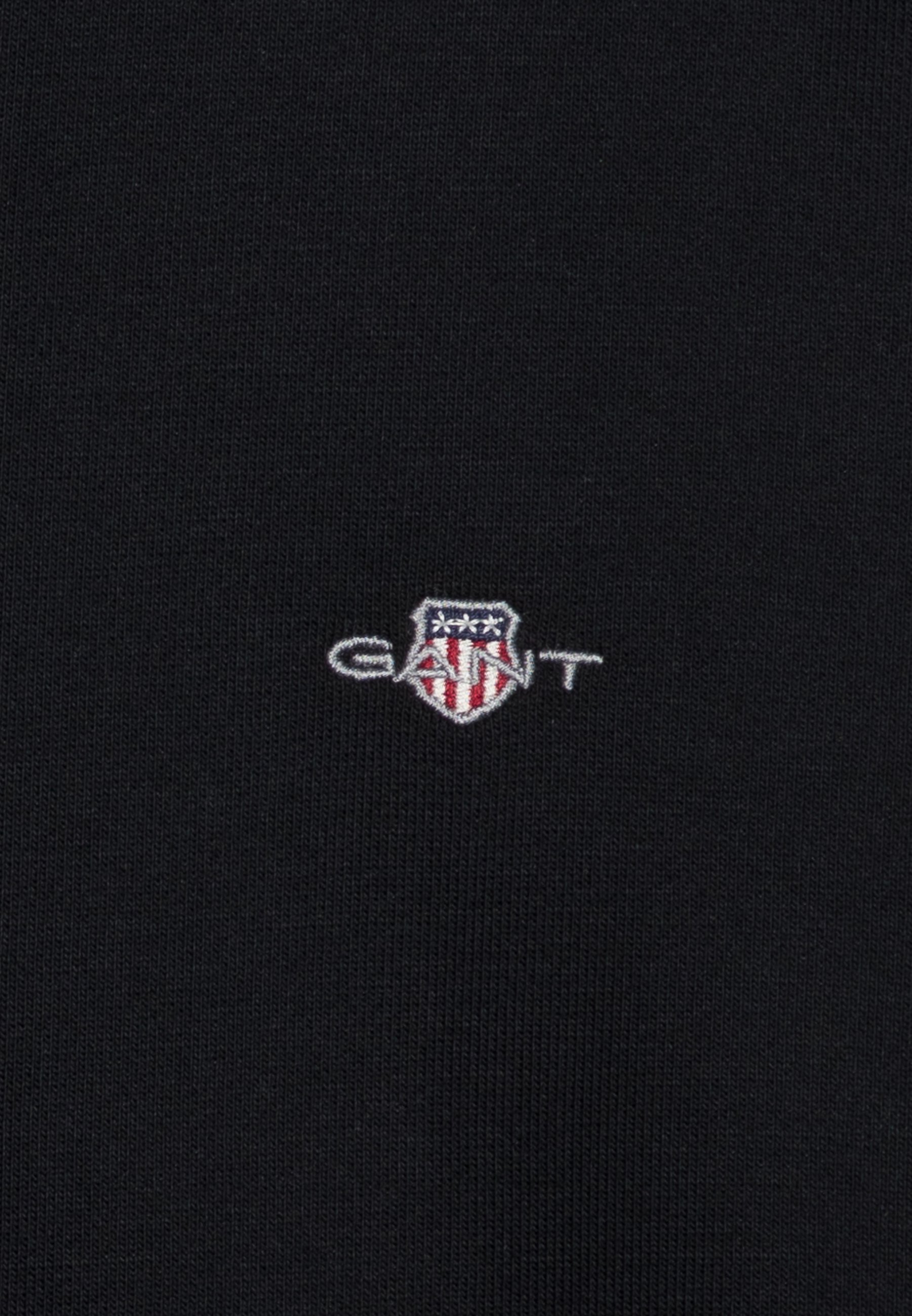 Felpa con cappuccio GANT SHIELD unisex - nera