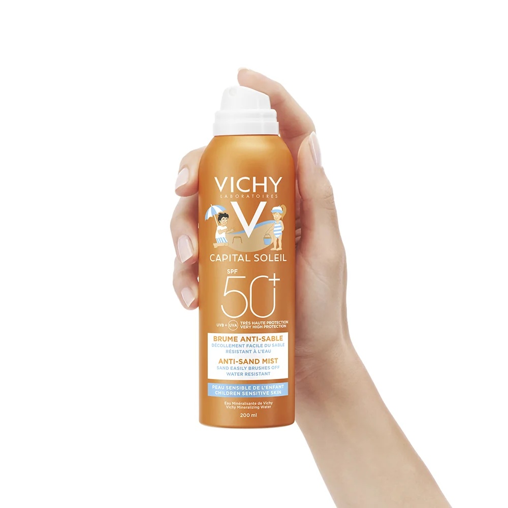 VICHY Ideal Soleil Anti-Sand Kids SPF 50 200 ml Zonnebrandcrème voor kinderen