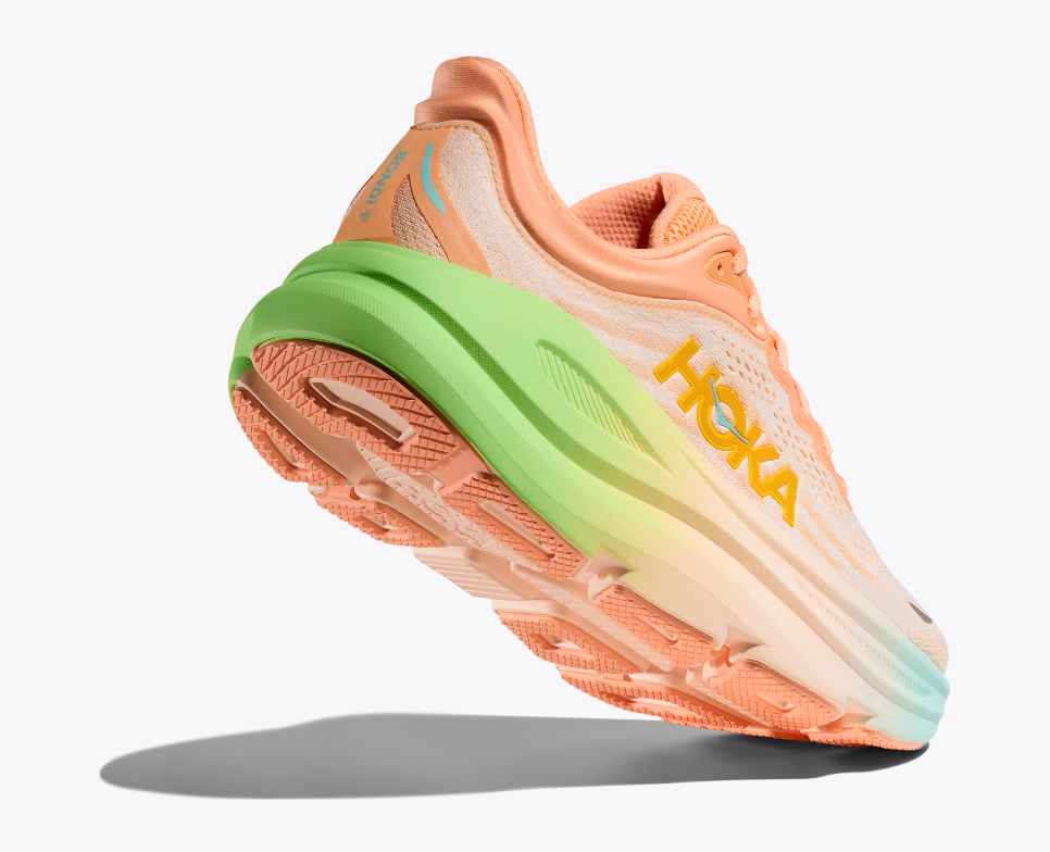 HOKA Bondi 9 Frost / Blek mandarin