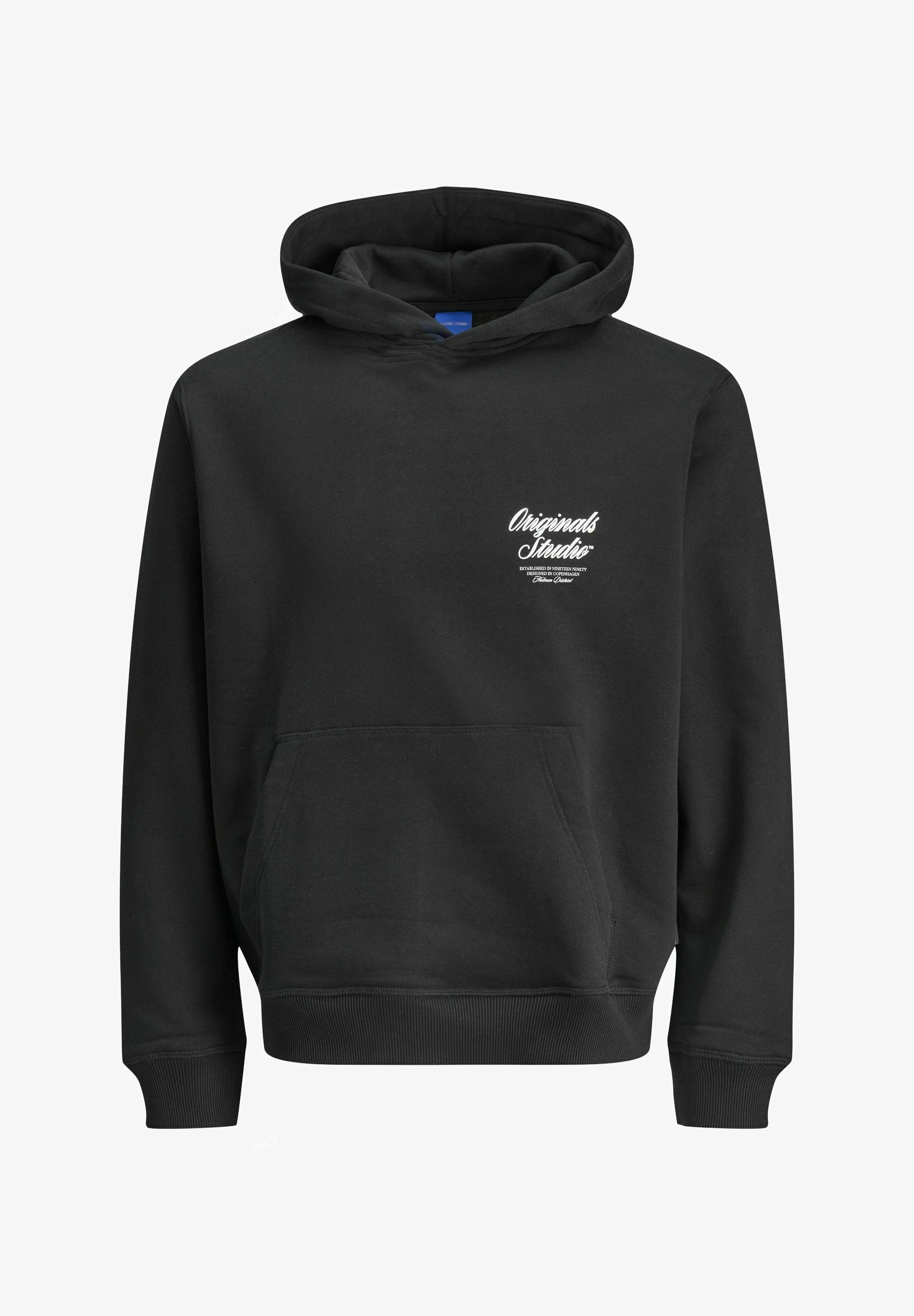 Jack & Jones PLUS SIZE - Mikina s kapucí - black