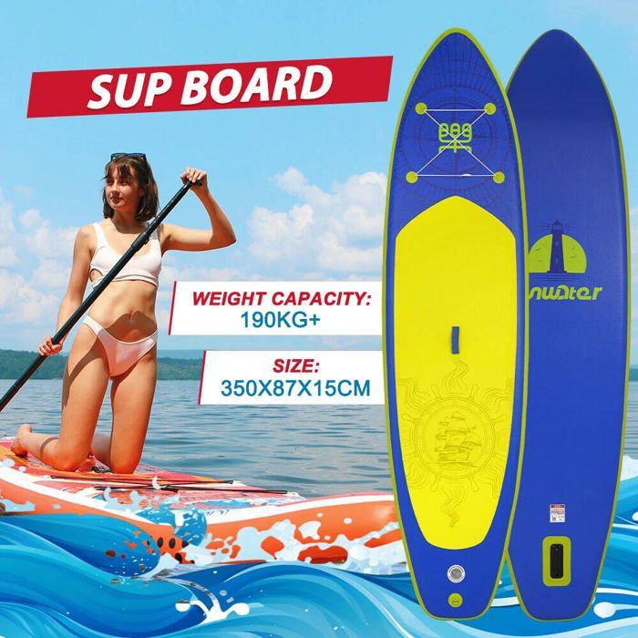 Tavola da paddle gonfiabile FunWater SUPFW28A da 350 cm (11'6