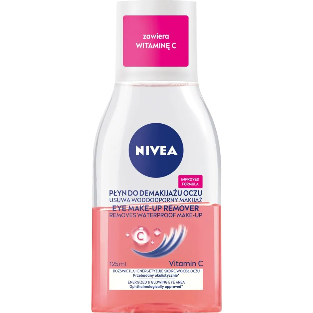 Nivea Visage Pielęgnujący Dwufazowy płyn do demakijażu oczu