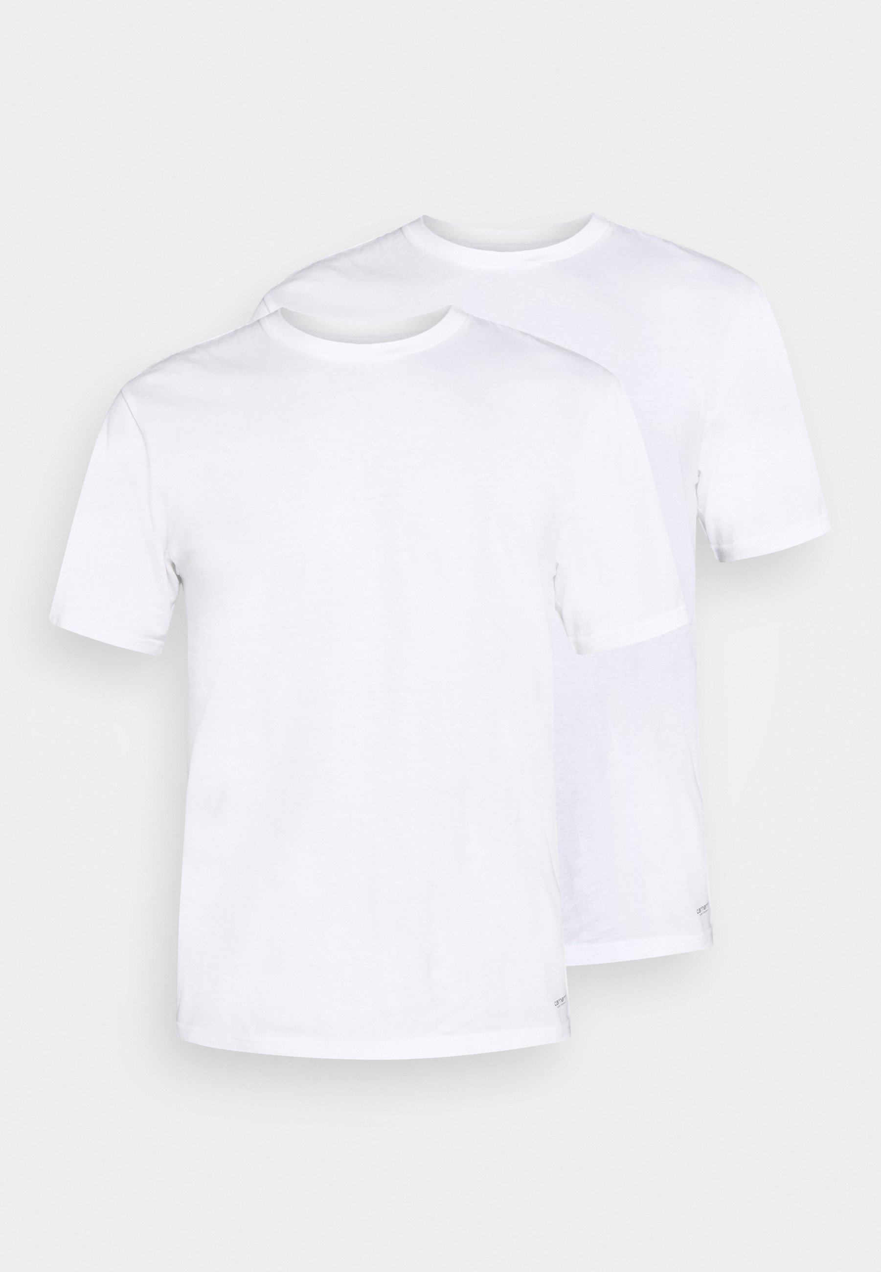 Carhartt WIP STANDARD CREW NECK UNISEX 2 PACK - Tielko - biela