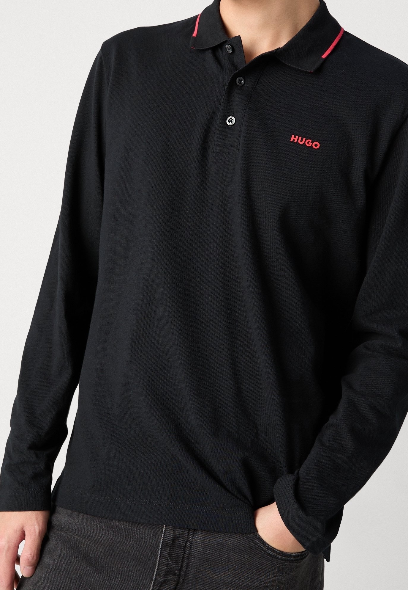 Camisa polo HUGO - preta