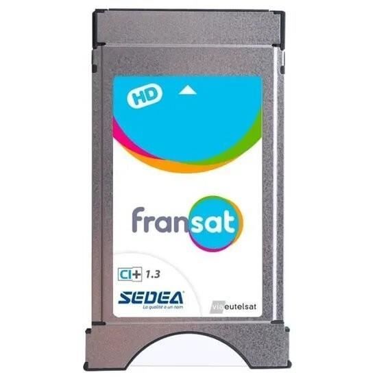 Modulo satellitare CI+ 1.3 HD - Sedea - Fransat TV - Scheda Fransat PC7 HD - Qualità HD - Facile da usare