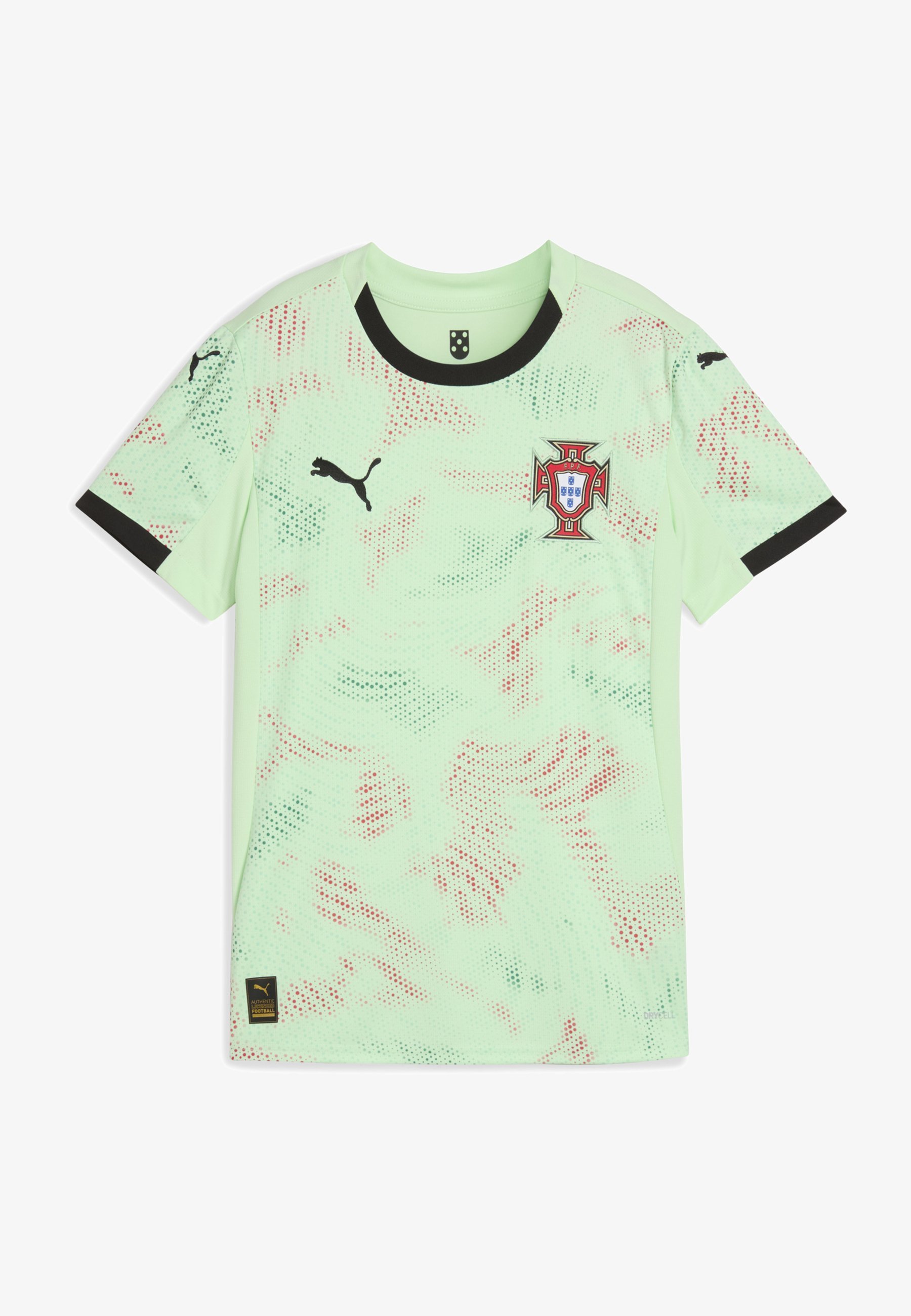 Puma FPF PORTUGAL UIT WN SHERSEY REPLICA W - Kleding van het nationale team - fris mintgroen/zwart