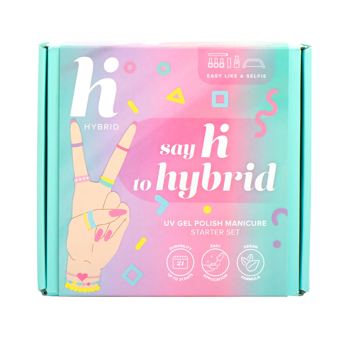 Accessori Starter kit con lampada LED 24 watt - Cofanetto Make Up, Smalto Effetto Gel, Accessori Unghie