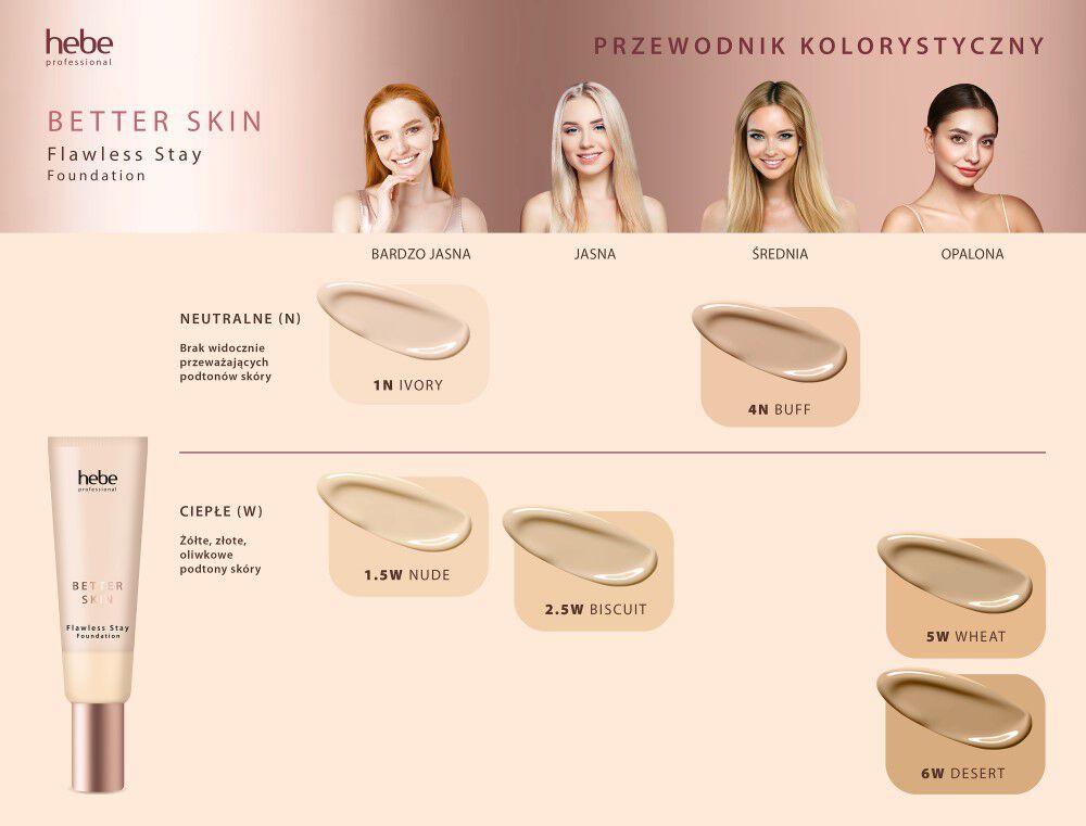 Hebe Professional Better Skin Flawless Stay Foundation