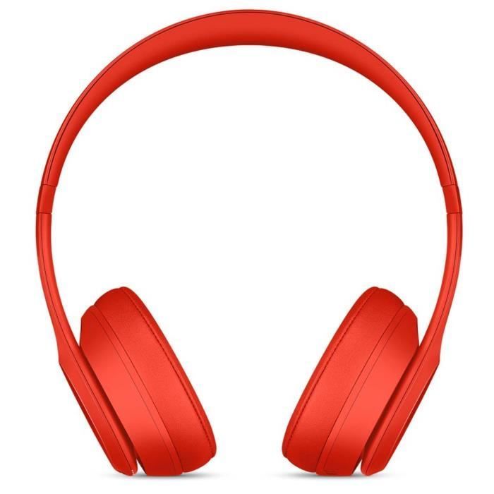Beats Solo3 Wireless On-Ear Headphones - Red