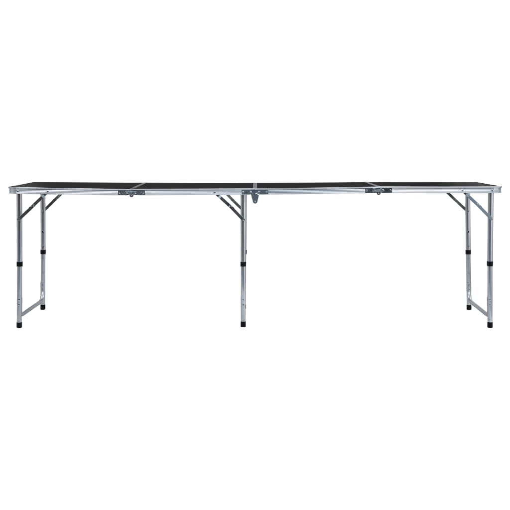 Mesa de camping dobrável de alumínio Vidaxl