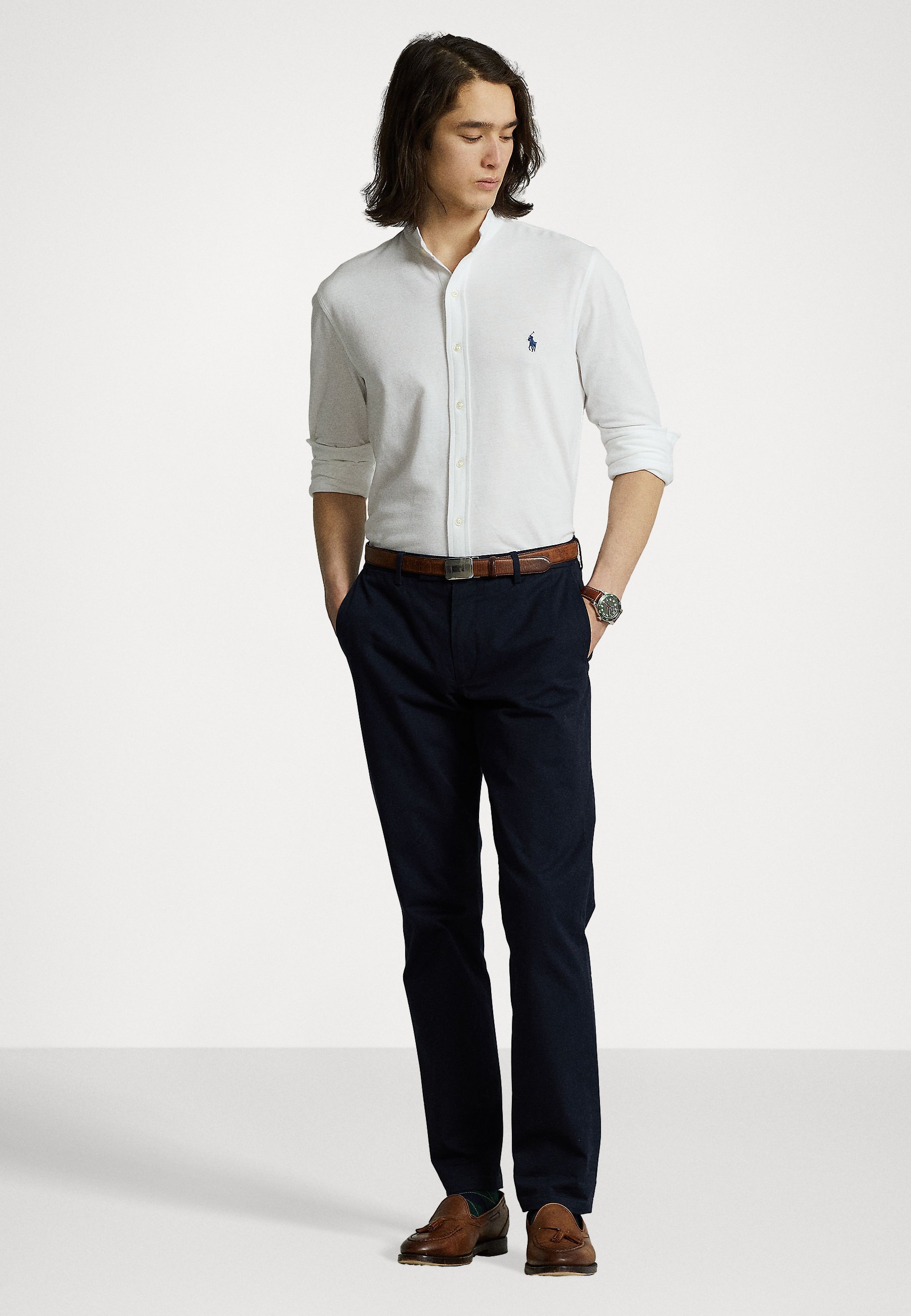 Polo Ralph Lauren Featherweight Mesh Shirt - Shirt - wit